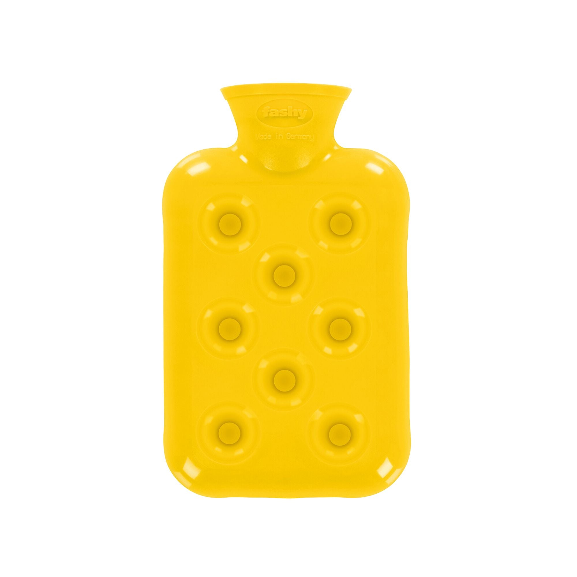0.5 Litre Yellow Honeycomb Pattern Padded Fashy Hot Water Bottle