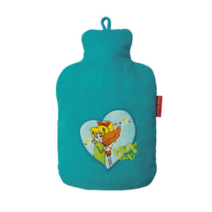 0.8 Litre Eco Hot Water Bottle with Bibi Blocksberg Cover (rubberless)