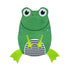 0.8 Litre Eco Hot Water Bottle with Frog Cover - Front