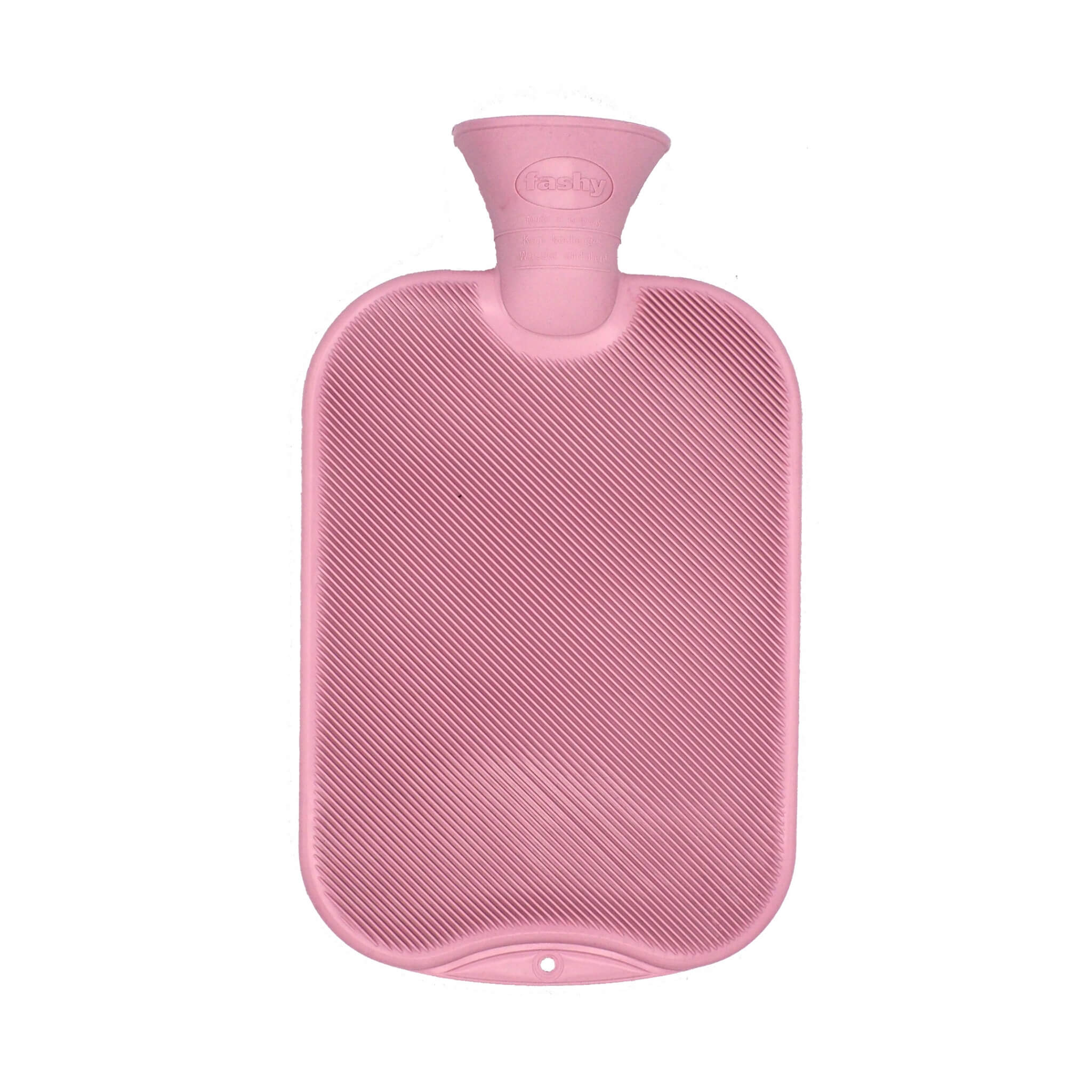 Fashy Classic Single-Ribbed Hot Water - Rose 0.8L Water Bottle