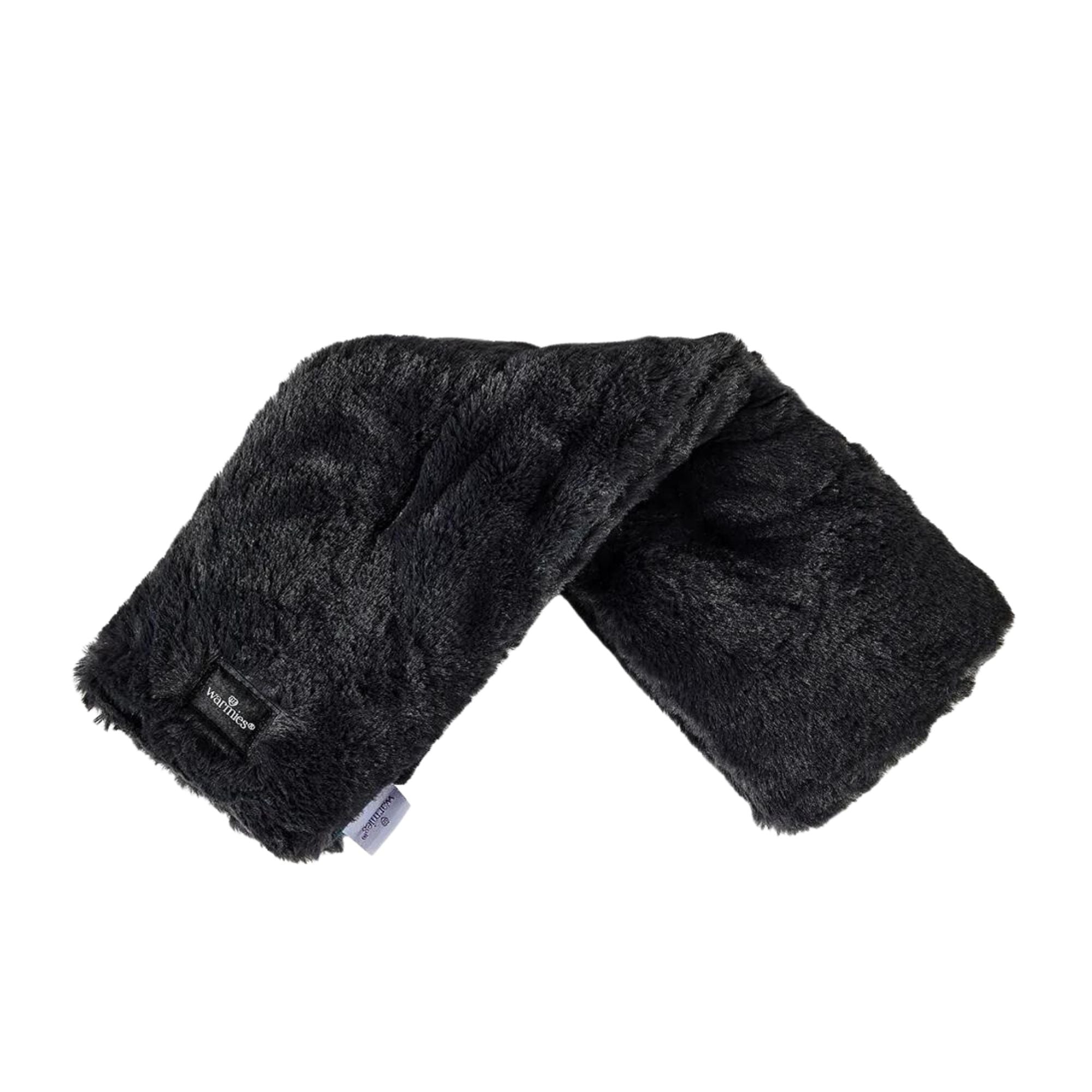 Luxury Charcoal Faux Fur Microwavable Body Wrap Scented with French Lavender