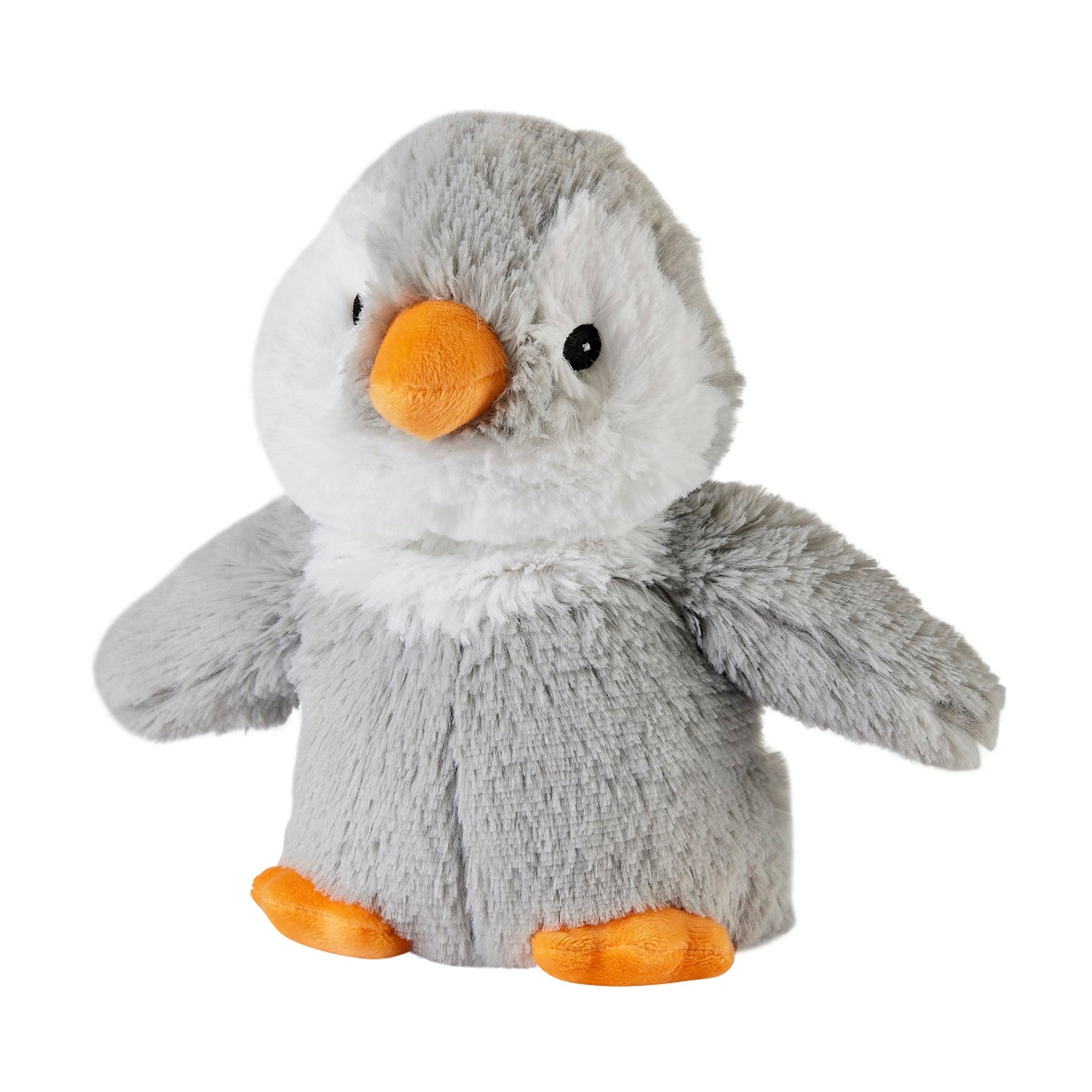 Cozy Plush Grey Penguin Microwave Animal Toy
