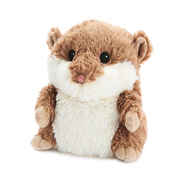 Cozy Plush Brown Hamster Microwave Animal Toy