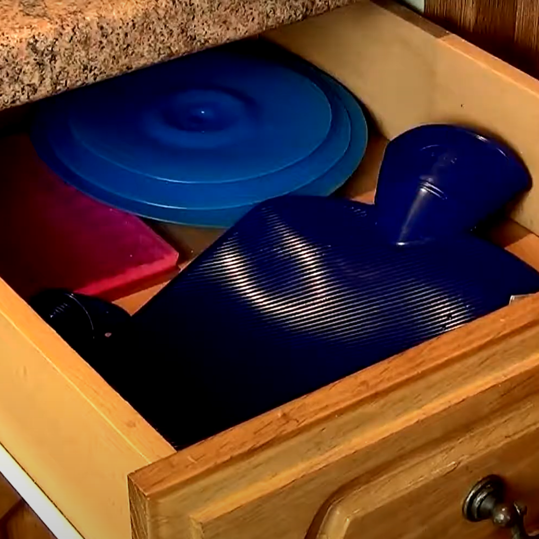 Storing Hot Water Bottle In Drawer