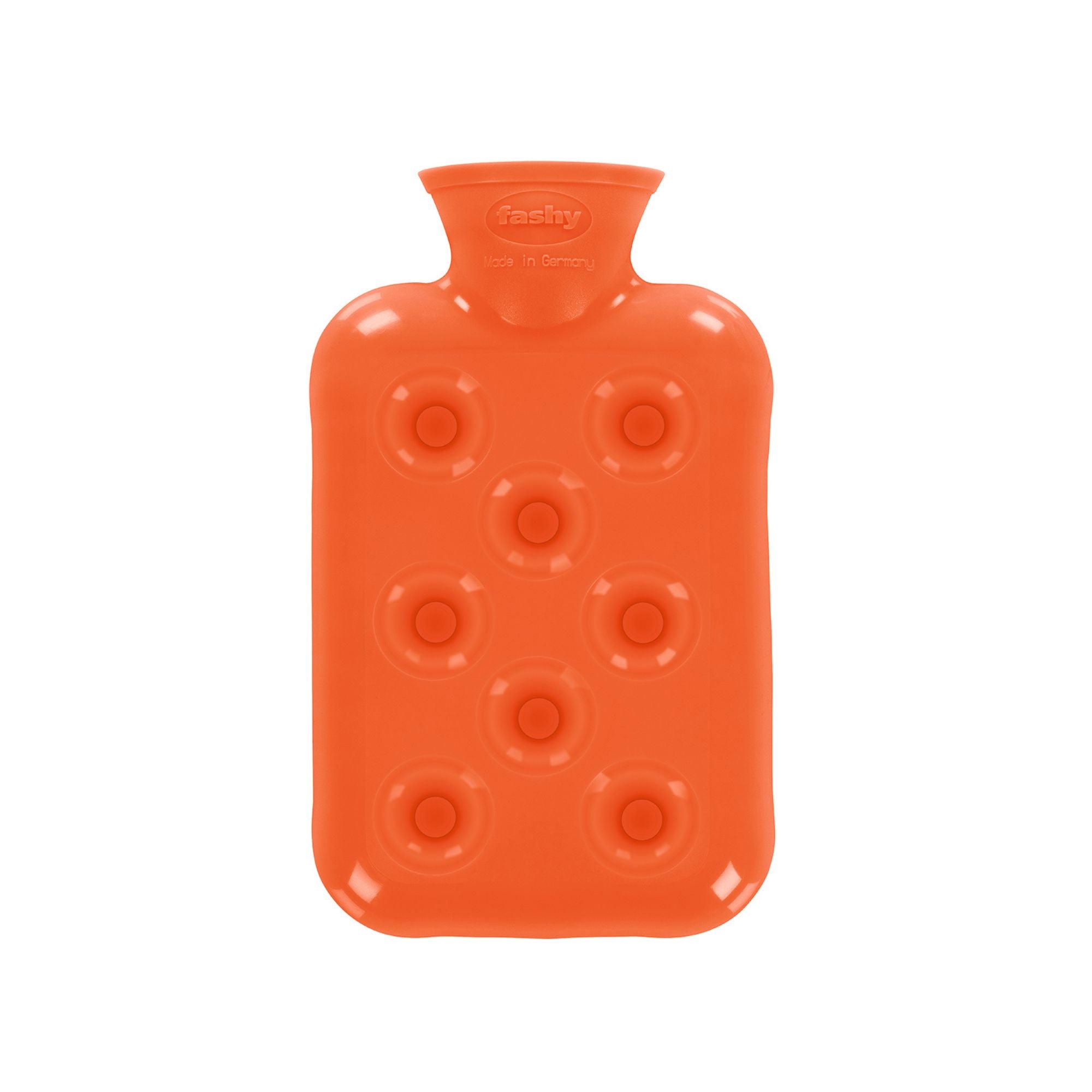 0.5 Litre Orange Honeycomb Pattern Padded Fashy Hot Water Bottle