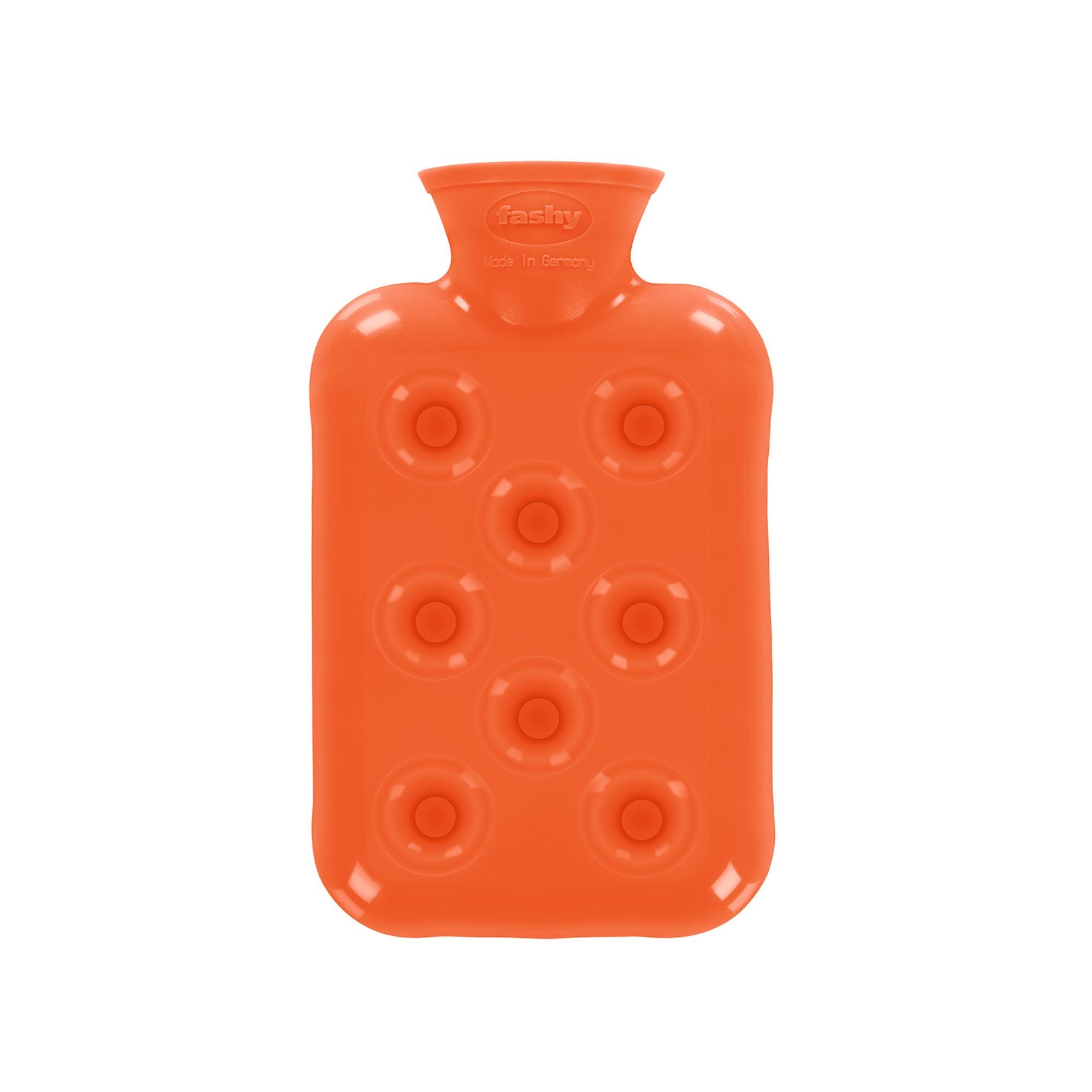 0.5 Litre Orange Honeycomb Pattern Padded Fashy Hot Water Bottle