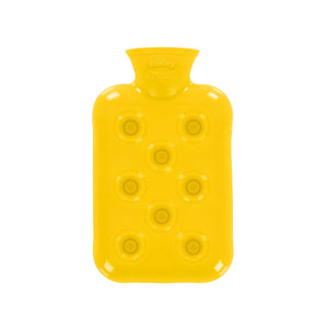 0.5 Litre Yellow Honeycomb Pattern Padded Fashy Hot Water Bottle