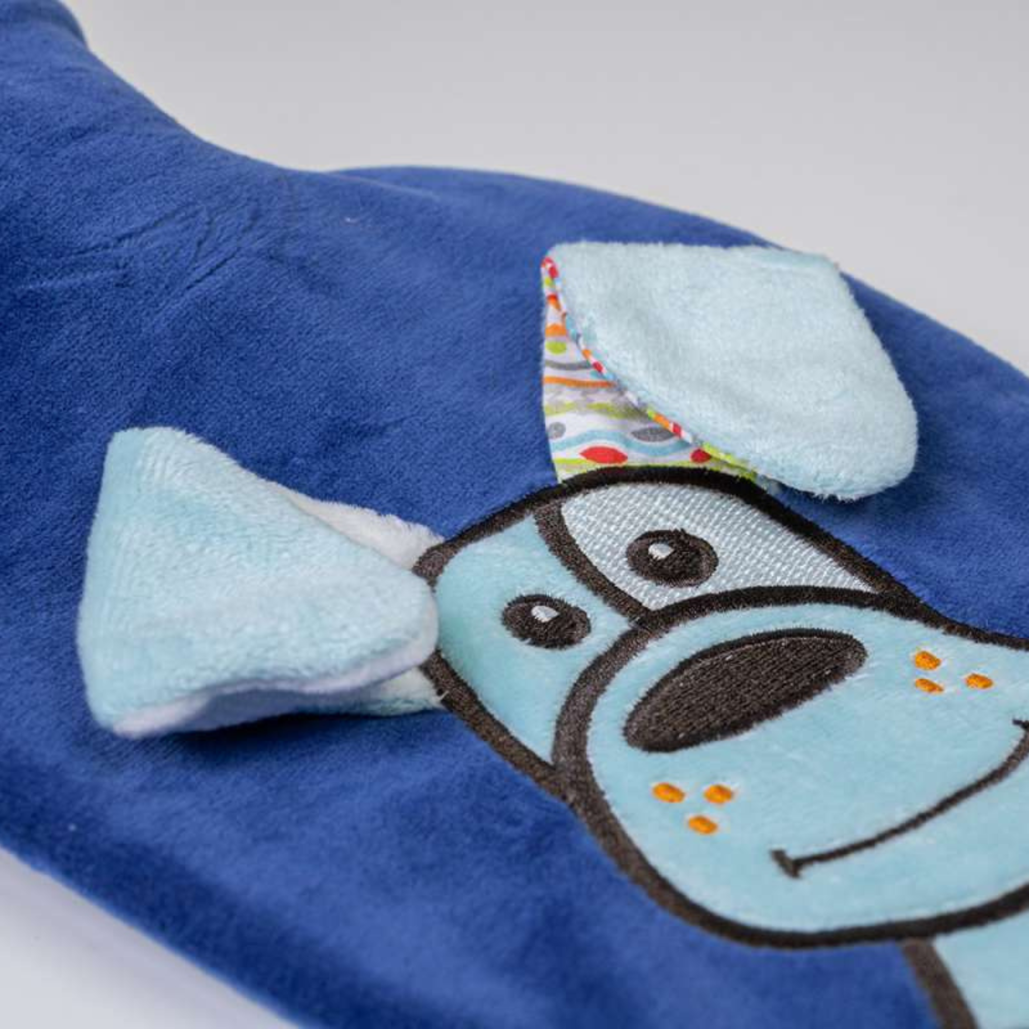 0.8 Litre Fashy Hot Water Bottle with Dog Plush Cover