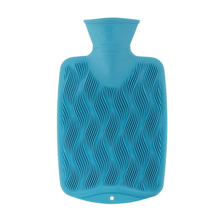 0.8 Litre Aqua 3D Wave Surface Pattern Fashy Hot Water Bottle