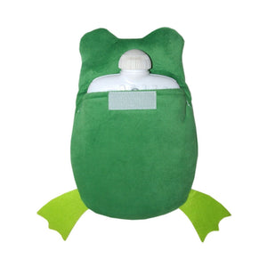 0.8 Litre Eco Hot Water Bottle with Frog Cover - Back