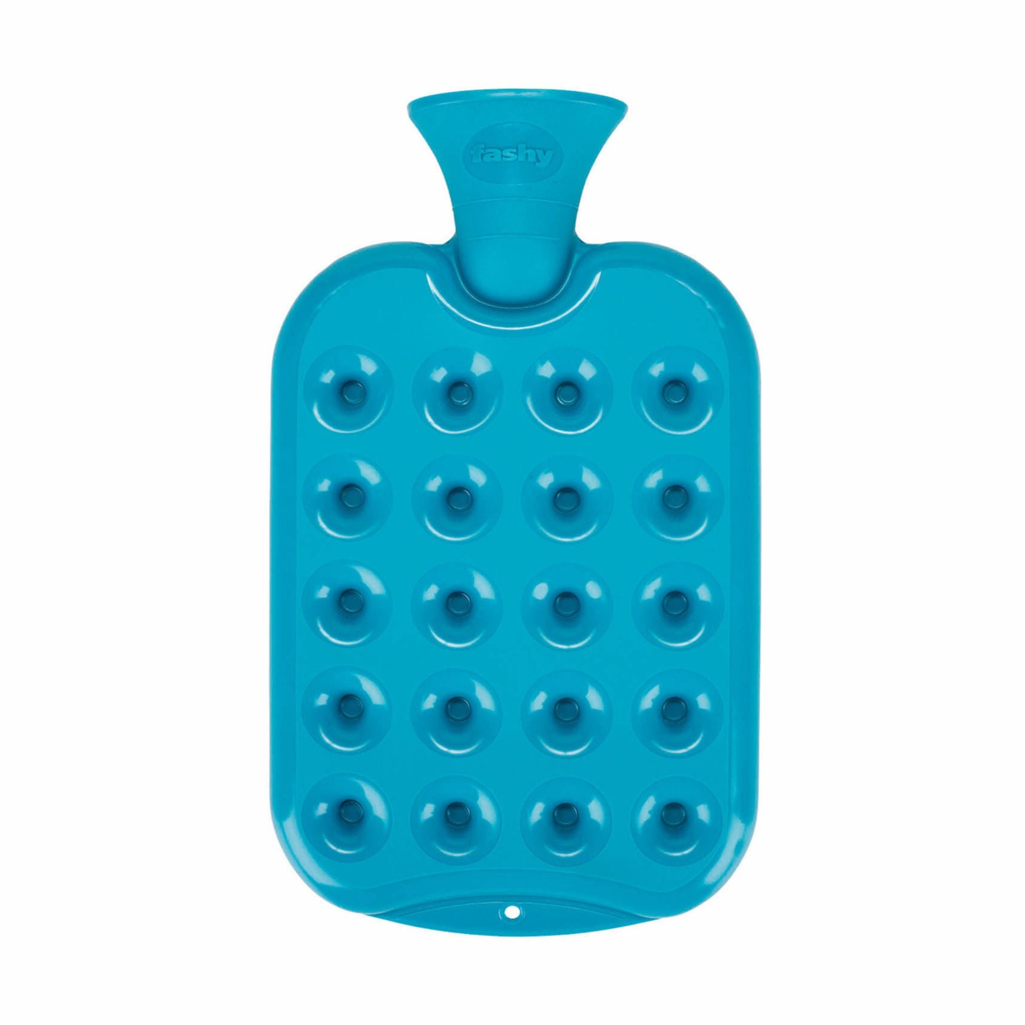 1.2 Litre Blue Honeycomb Pattern Padded Fashy Hot Water Bottle