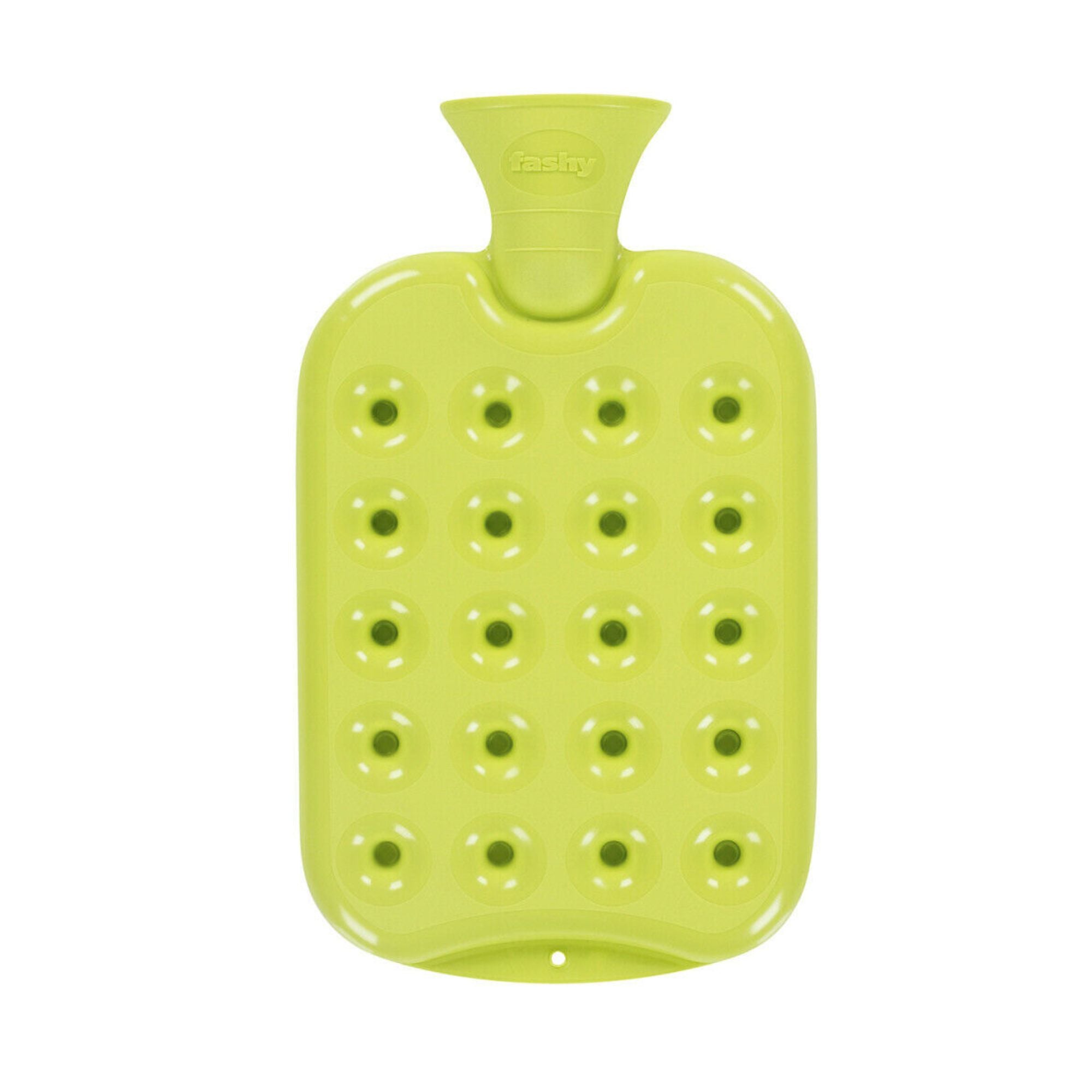 1.2 Litre Lime Honeycomb Pattern Padded Fashy Hot Water Bottle