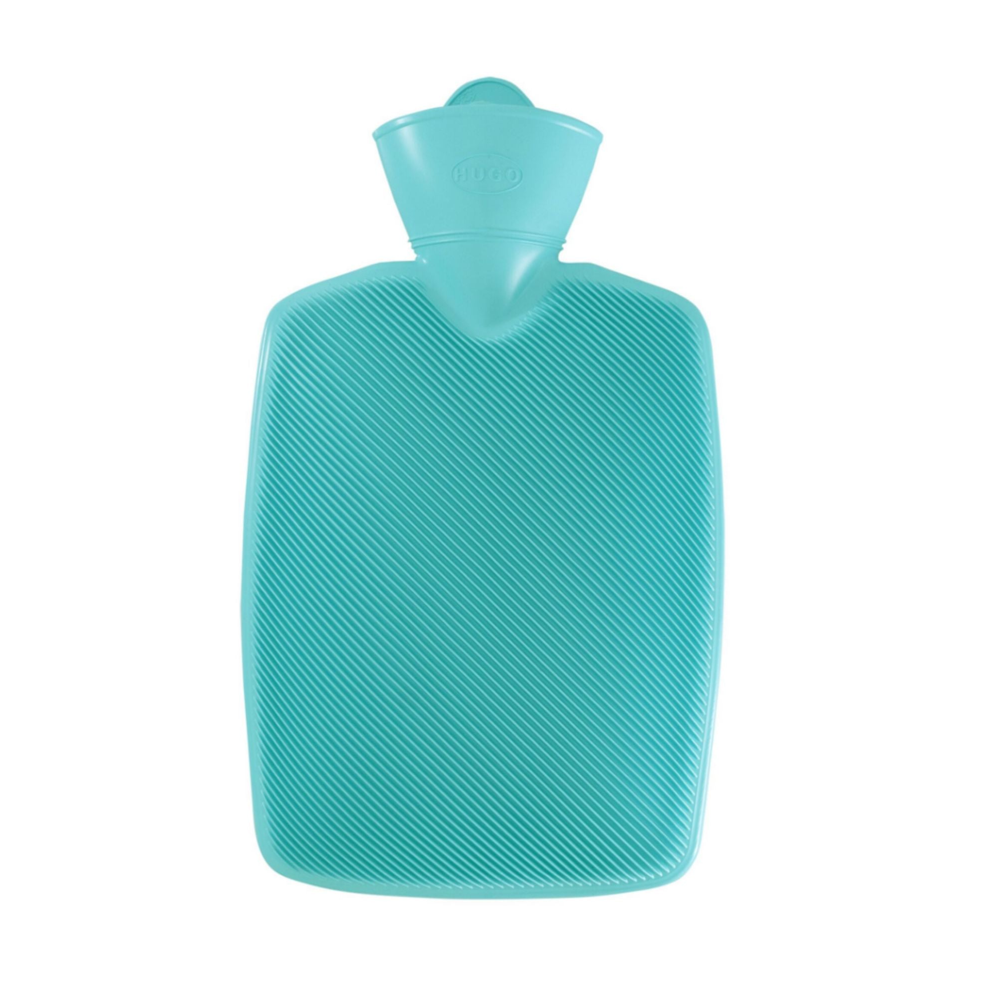 1.8 Litre Part Ribbed Mint Blue Hot Water Bottle (rubberless)