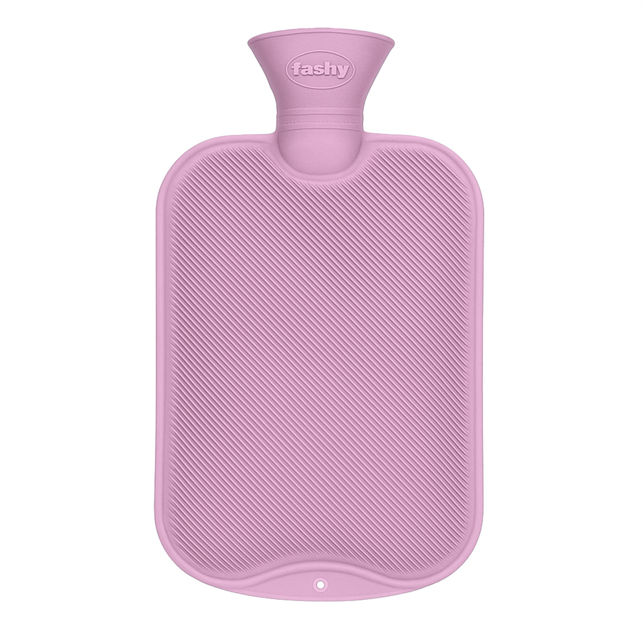 2 Litre Lilac Single Ribbed Fashy Hot Water Bottle