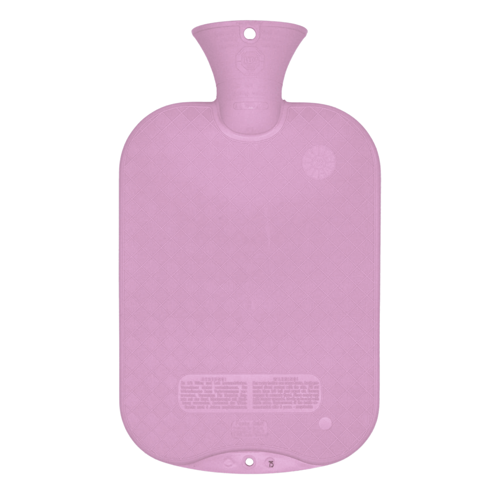 2 Litre Lilac Single Ribbed Fashy Hot Water Bottle