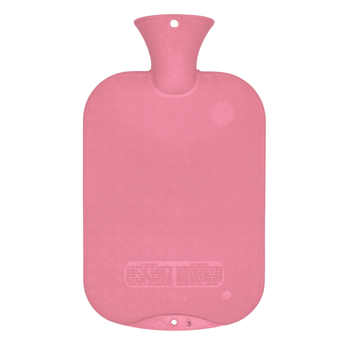 2 Litre Watermelon Single Ribbed Fashy Hot Water Bottle