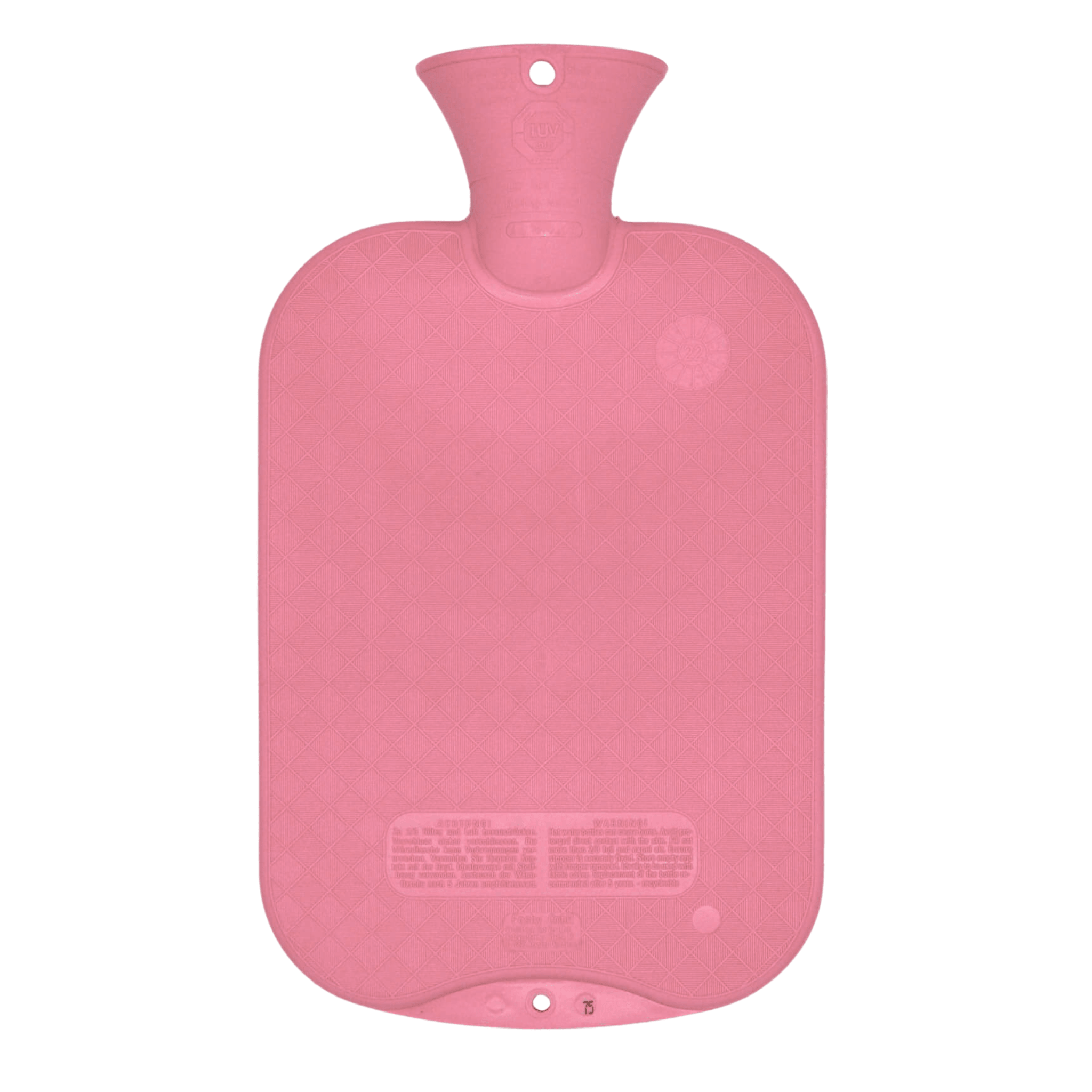 2 Litre Watermelon Single Ribbed Fashy Hot Water Bottle