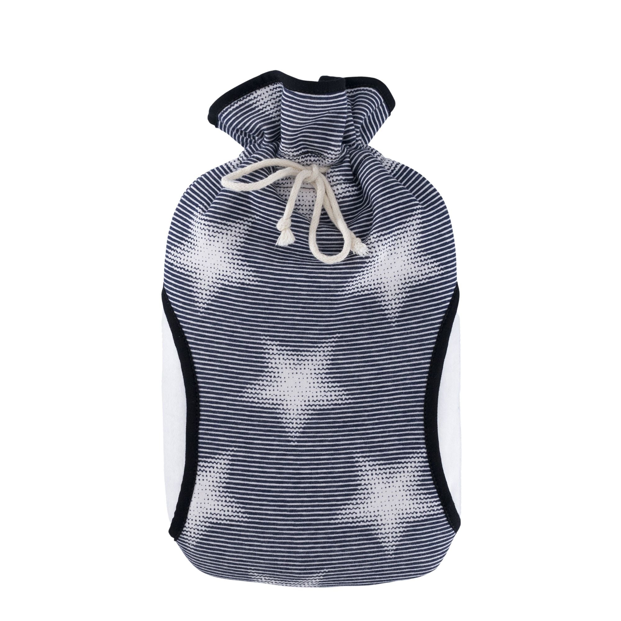 2 Litre Eco Hot Water Bottle with Alpine Fleece Muff Star Cover (rubberless)