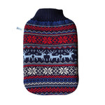 2 Litre Eco Hot Water Bottle with Norwegian Cover (rubberless)