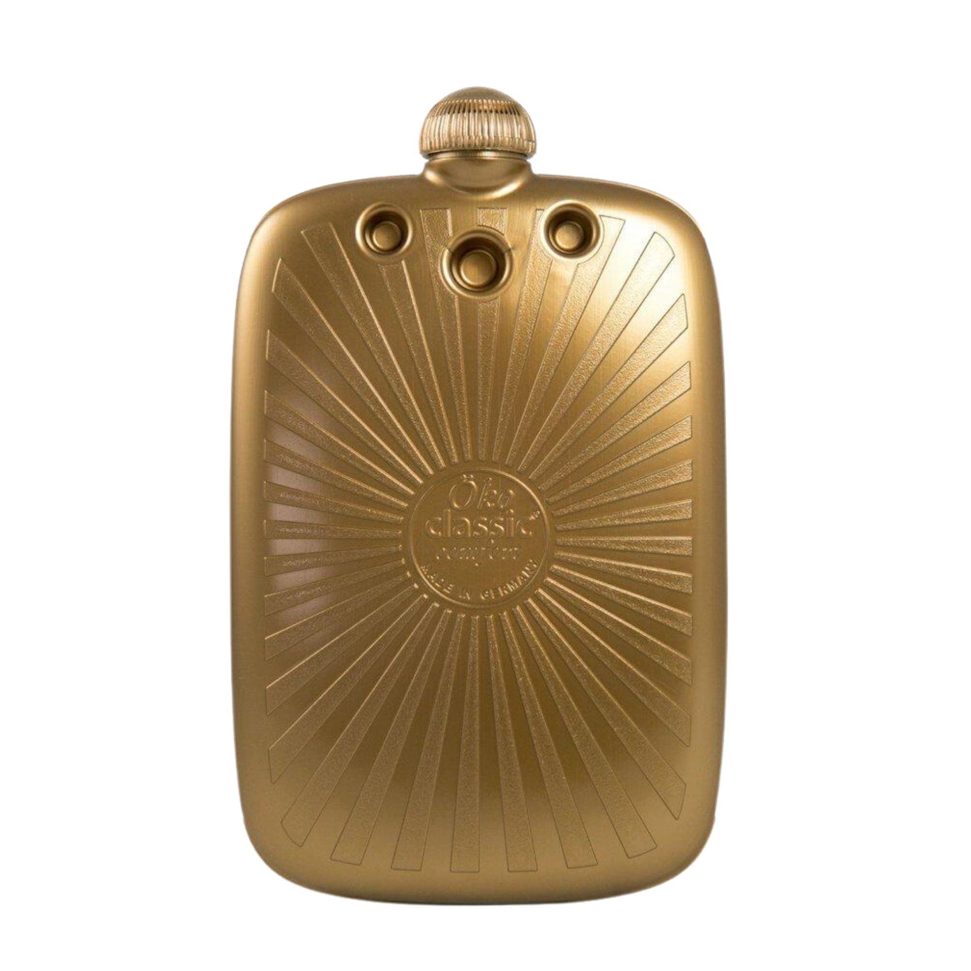 2 Litre Eco Luxury Gold Hot Water Bottle (rubberless)