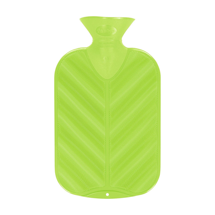 2 Litre Green 3D Wave Pattern Fashy Hot Water Bottle