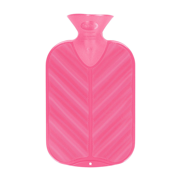 2 Litre Pink 3D Wave Pattern Fashy Hot Water Bottle