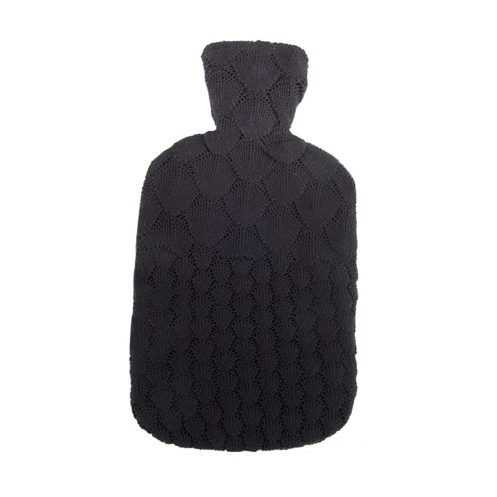 2 Litre Sanger Hot Water Bottle with Knitted Shell Cotton Cover