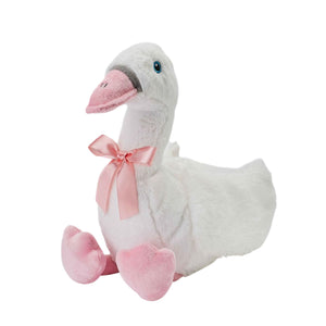 Cozy Plush Swan Microwave Animal Toy