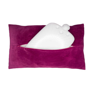 Porto Inspired Designer Cushion with Integrated 2 Litre Eco Hot Water Bottle - Back