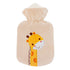 0.8 Litre Sanger Hot Water Bottle with Giraffe Cover