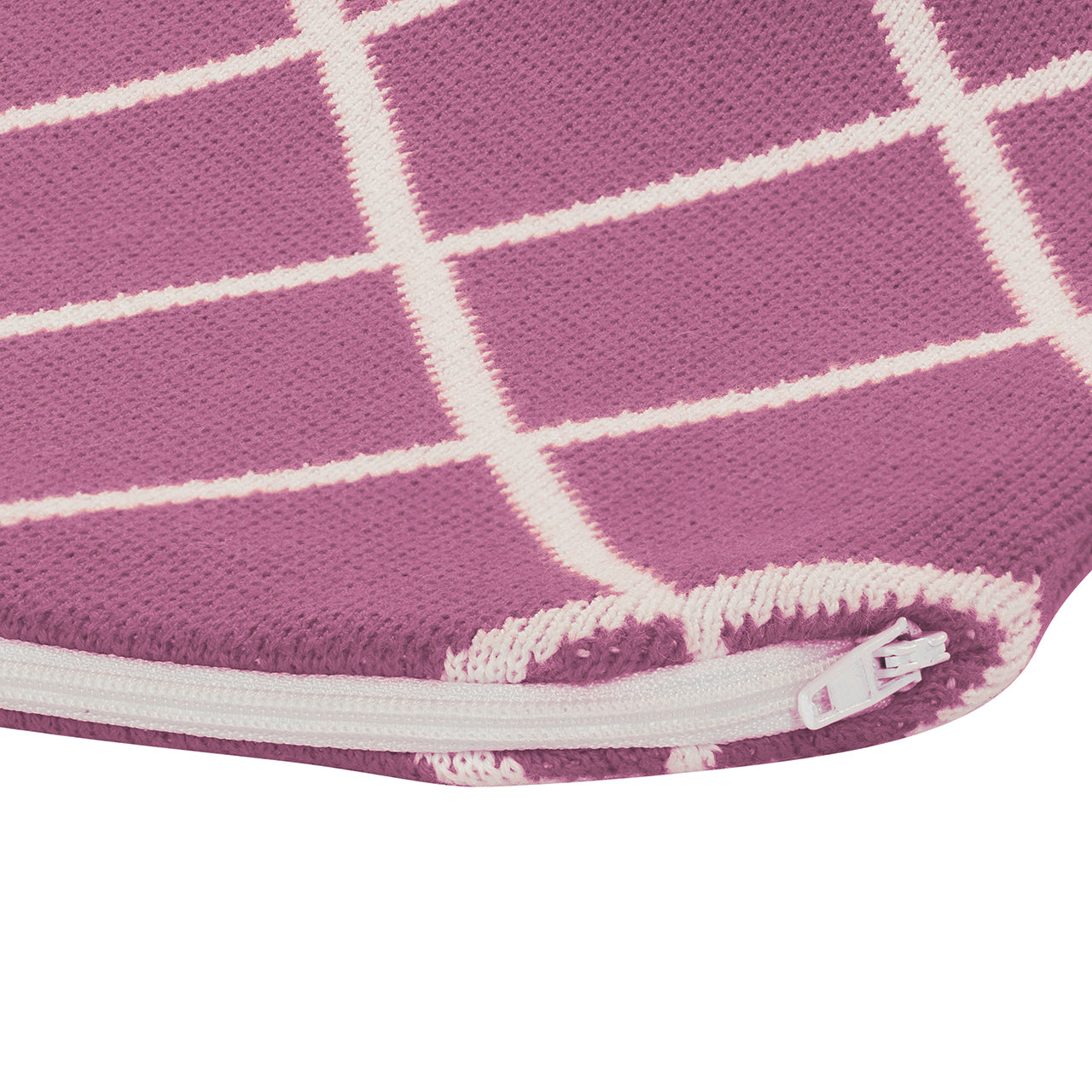 2 Litre Fashy Hot Water Bottle with Pink Knitted Diamond Cotton Cover