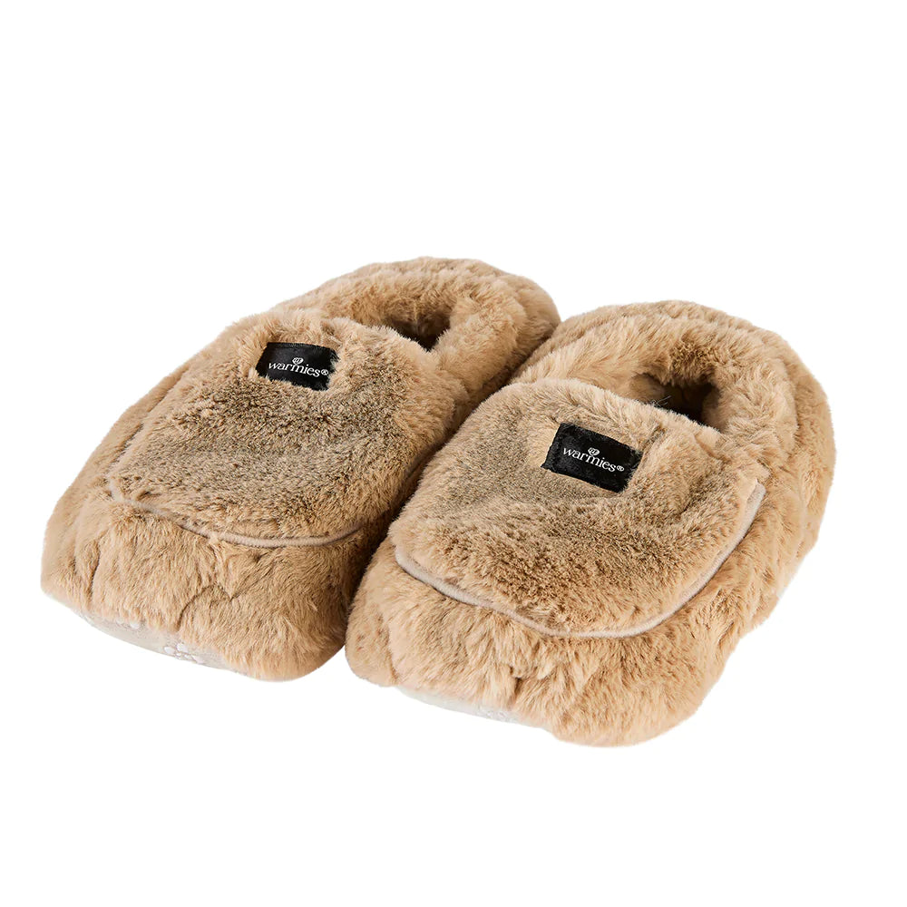 Cozy Body Luxury Latte Microwavable Slippers