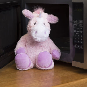 Cozy Plush Unicorn Microwave Animal Toy - Lifestyle 2