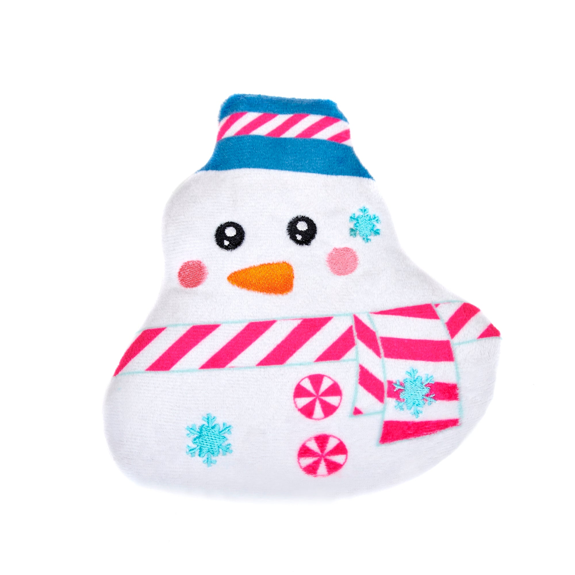 Microwavable Mini Snowman Flat Hottie Heat Pack Scented with Lavender