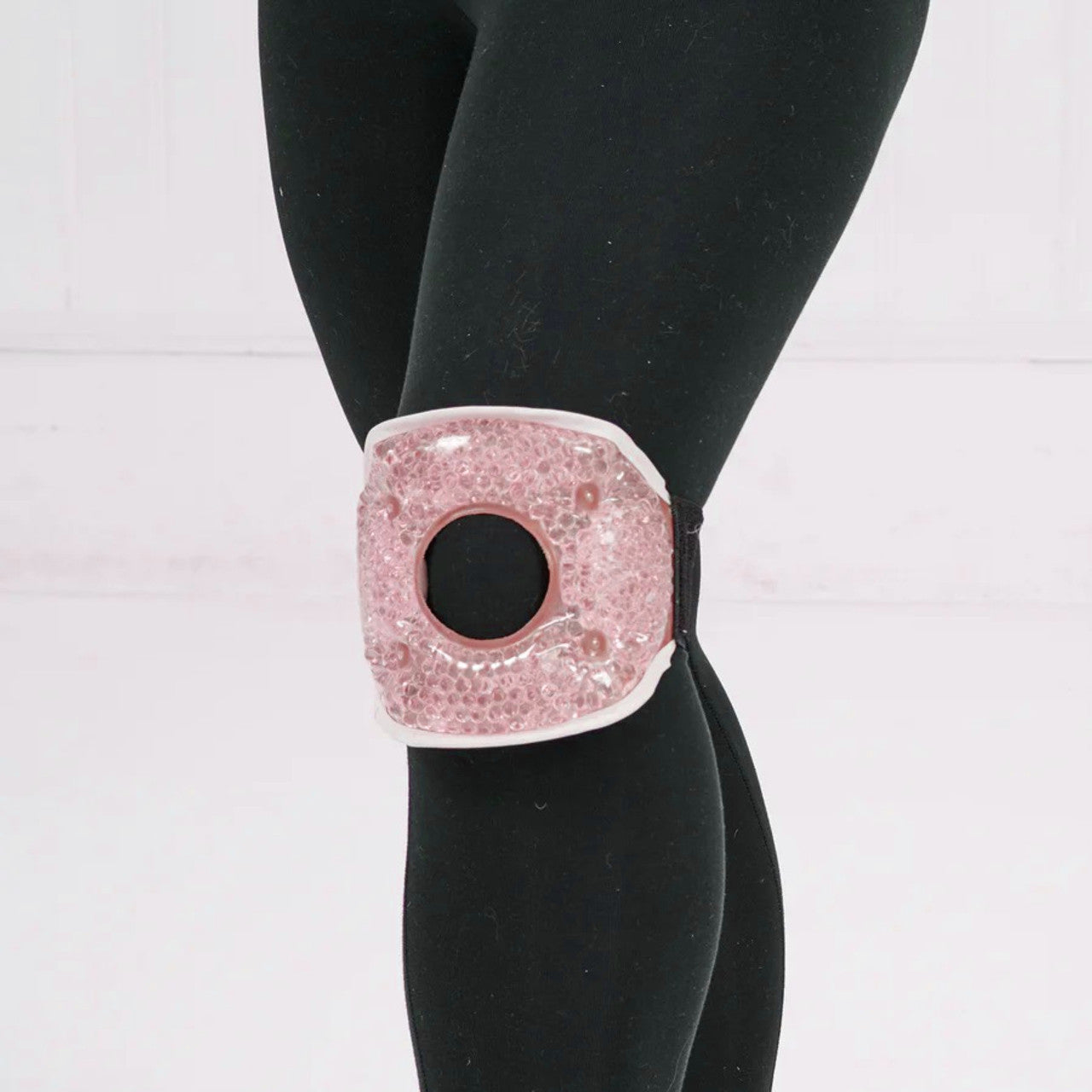 Pink Therapeutic Gel Beads Knee Wrap Infused with Lavender, Sweet Orange & Geranium