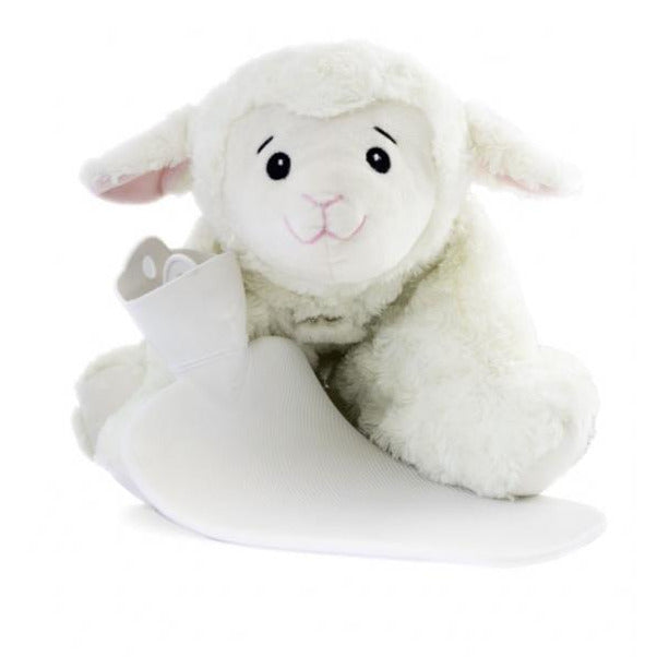 1.8 Litre Eco Hot Water Bottle with Cuddly Toy Sheep Cover (rubberless)